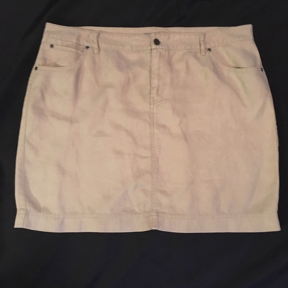 Linen Mini Skirt